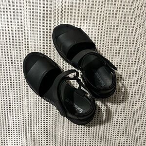 Timberland Black Platform Sandals